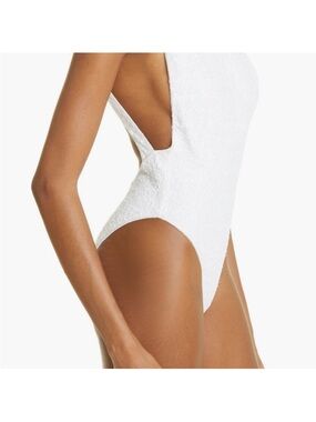 Oseree Sequin Swimsuit White,size L,brand new
